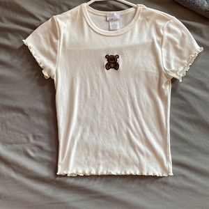 Rue21 full length white short sleeve t